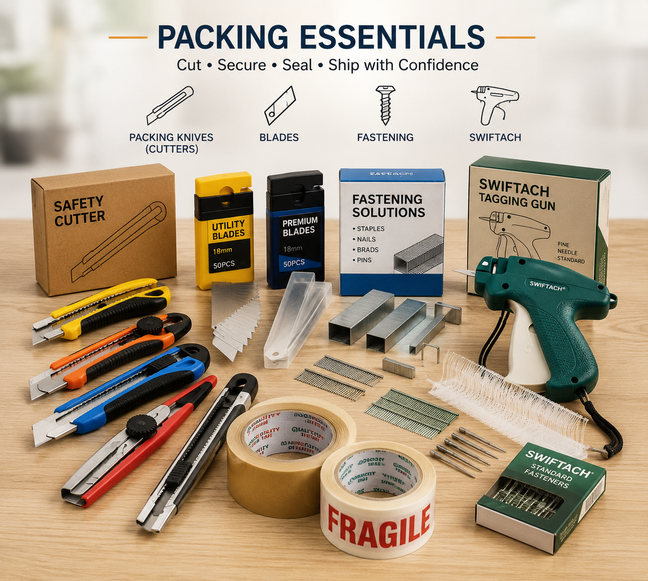 Knives, Blades and Fastening